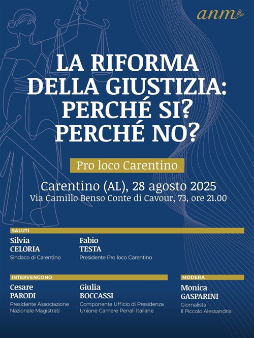 Incontro sulla riforma della giustizia