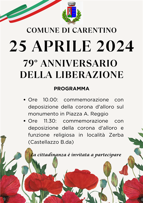 Celebrazione del 25 aprile 2024
